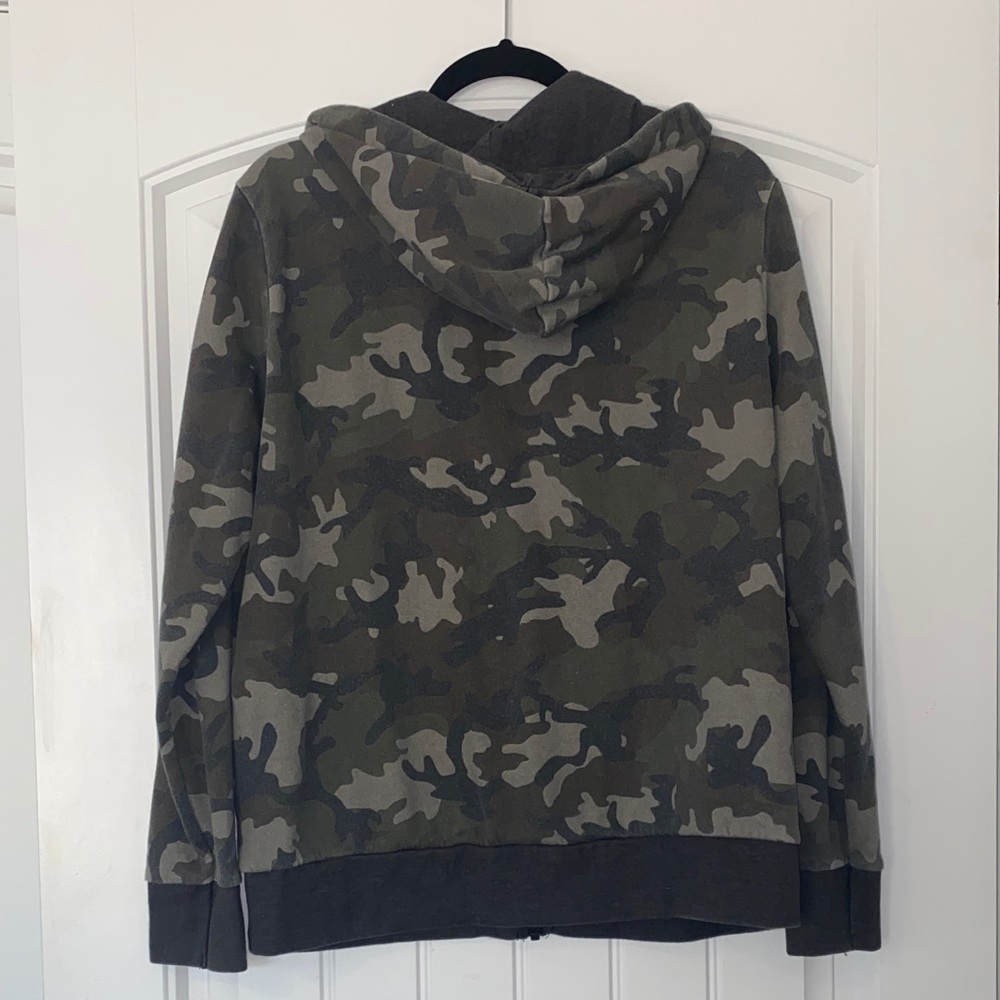 Time and Tru Camouflage Zip-Up Hoodie size XL - Picture 6 of 6